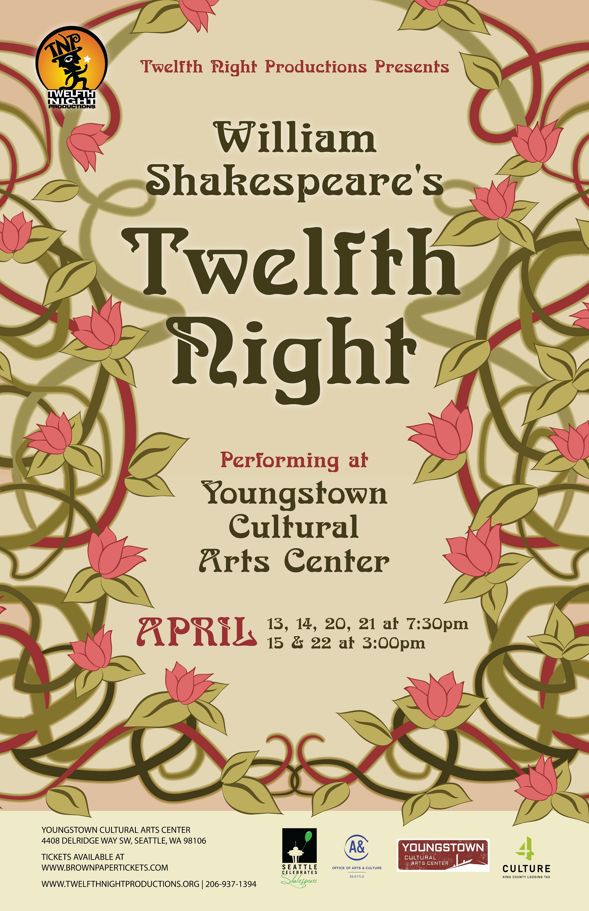 Twelfth Night Productions Celebrates Shakespeare With Twelfth Night